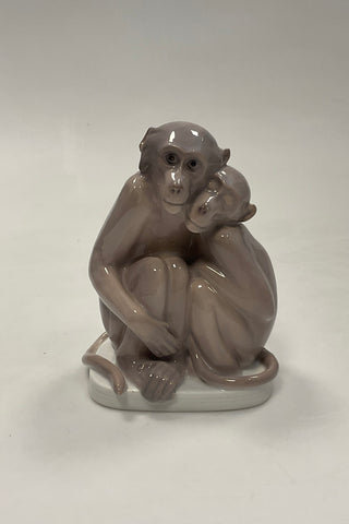 Bing og Grøndahl Figur af 2 aber No. 1647