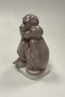 Bing og Grøndahl Figur af 2 aber No. 1647