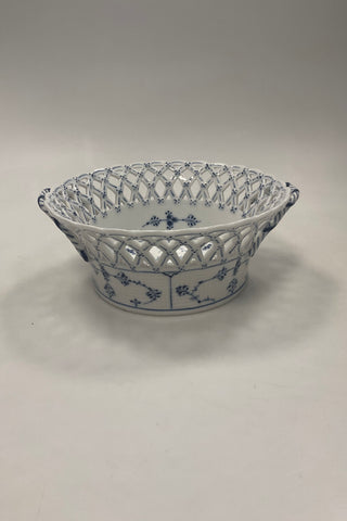 Royal Copenhagen Musselmalet helblonde Frugtkurv No. 1052