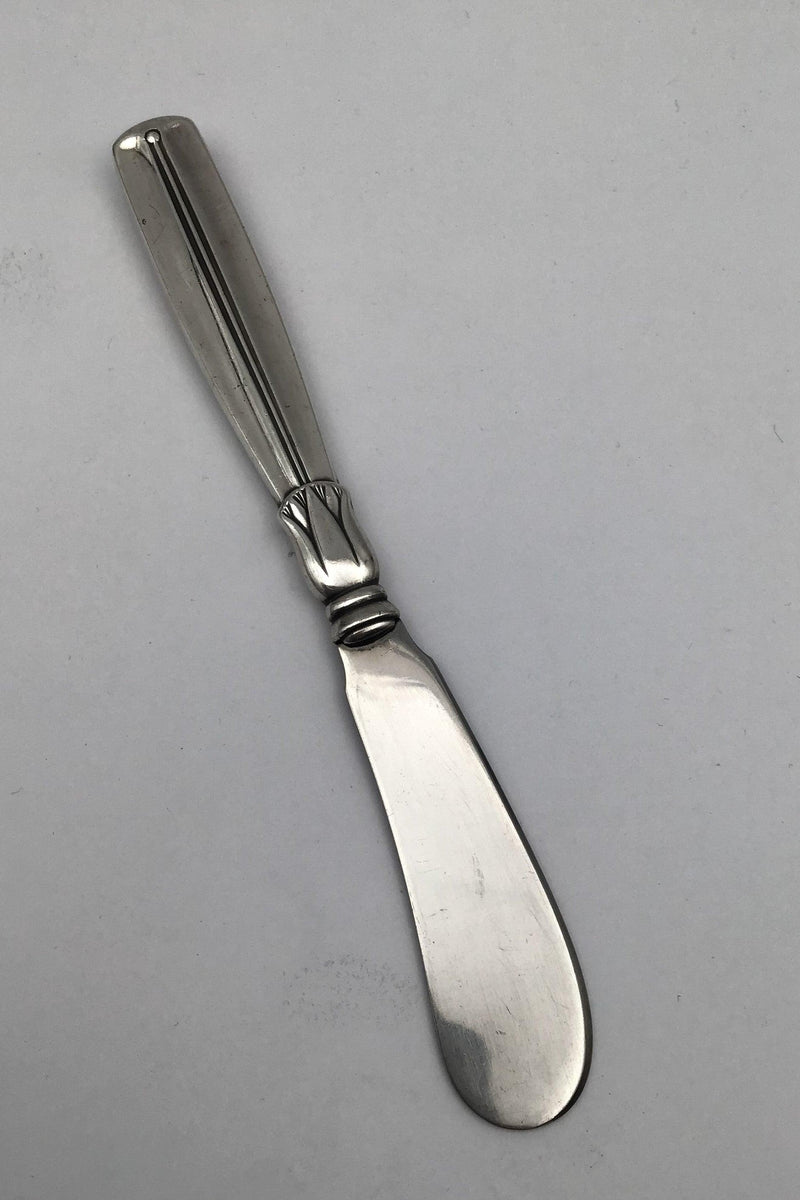 Horsens Sølv Lotus Sølv Smørkniv - Danam Antik