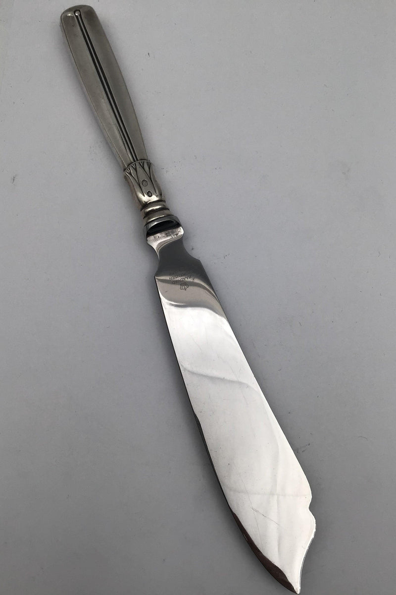 Horsens Sølv Lotus Sølv Lagkagekniv - Danam Antik