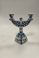 Royal Copenhagen Musselmalet Helblonde To Armet Lysestage No. 506 / No 1169