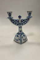 Royal Copenhagen Musselmalet Helblonde To Armet Lysestage No. 506 / No 1169
