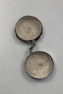 Antique Pill box / Snuff box in silver