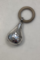 Dansk dåbsrangle i sølv 830S