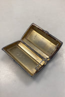 Danish Antique Cigarette Case in Sterling Silver