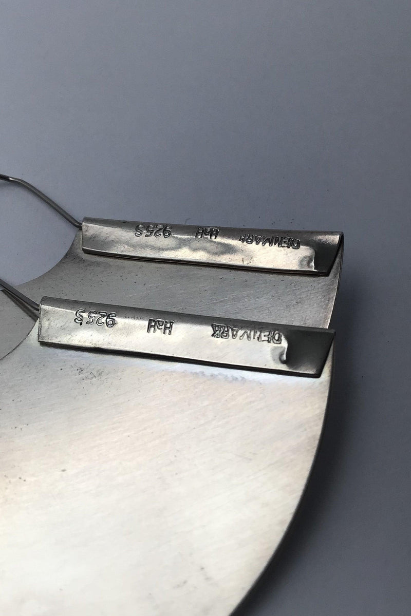 Hans Hansen Sterling Sølv Moderne Øreringe (Gail Spence) - Danam Antik