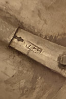 Antik Æggeformet Pilleæske / Snusdåse i sølv