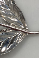 Georg Valdemar Nielsen Blomsterformet Sølv salt og peber sæt