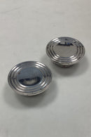 Sæt af Quakers Silver Co. Sterling sølv lyseholder no. 703