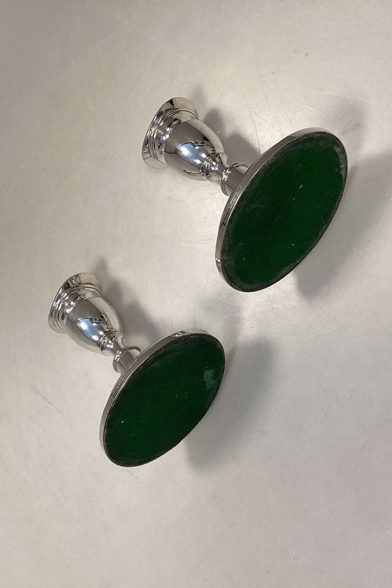 Sæt af Svend Toxværd Sølv Lysestager