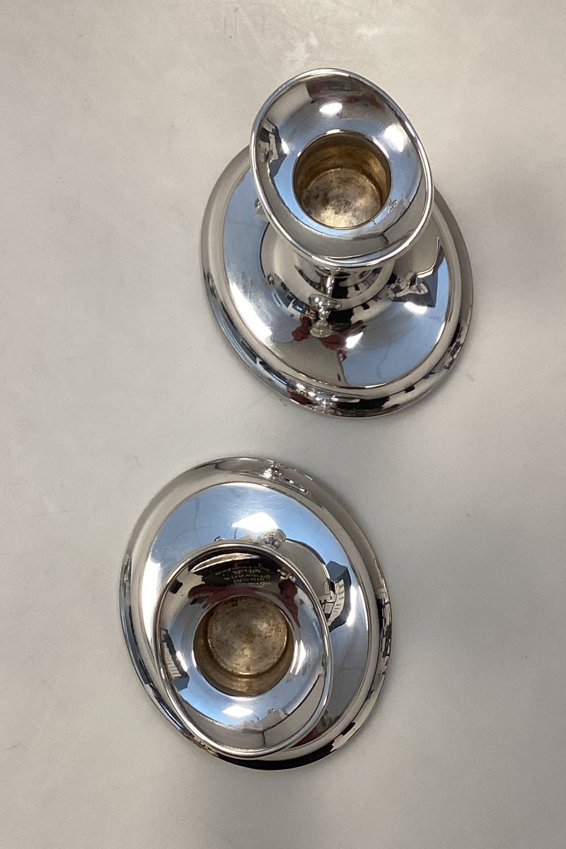 Sæt af Svend Toxværd Sølv Lysestager