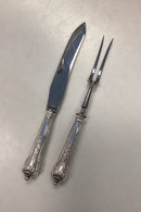 Anton Michelsen Sterling Sølv Rosenborg forskæresæt