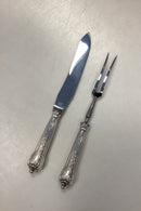 Anton Michelsen Sterling Sølv Rosenborg forskæresæt