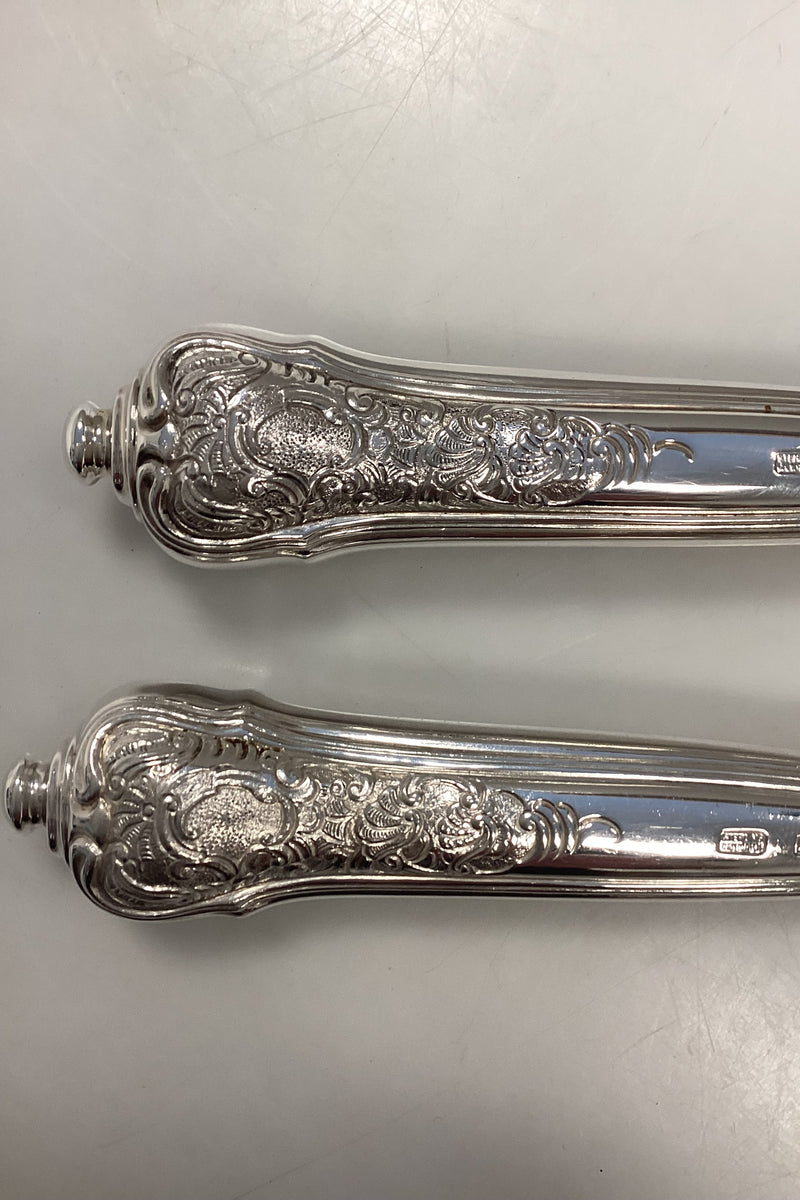 Anton Michelsen Sterling Sølv Rosenborg forskæresæt