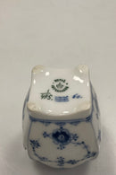 Royal Copenhagen Musselmalet Riflet Bordkortholder og Vase No. 495