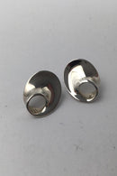 Georg Jensen Sterling Sølv Øreringe No. 142 Torun Møbius - Danam Antik