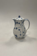 Royal Copenhagen Musselmalet Riflet Chokolade kande No. 30