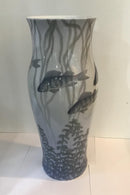 Royal Copenhagen Art Nouveau Unika Vase med Fisk af Stephan Ussing No 11778 fra 1912 - Danam Antik