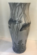 Royal Copenhagen Art Nouveau Unika Vase med Fisk af Stephan Ussing No 11778 fra 1912 - Danam Antik