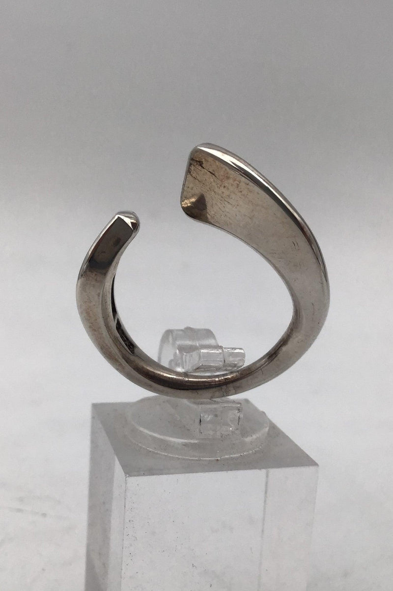 Frank Ahm Sterling Sølv Moderne Ring No. 34 - Danam Antik