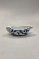 Royal Copenhagen Blue Fluted Plain Oval Butter Pitcher No. 2039