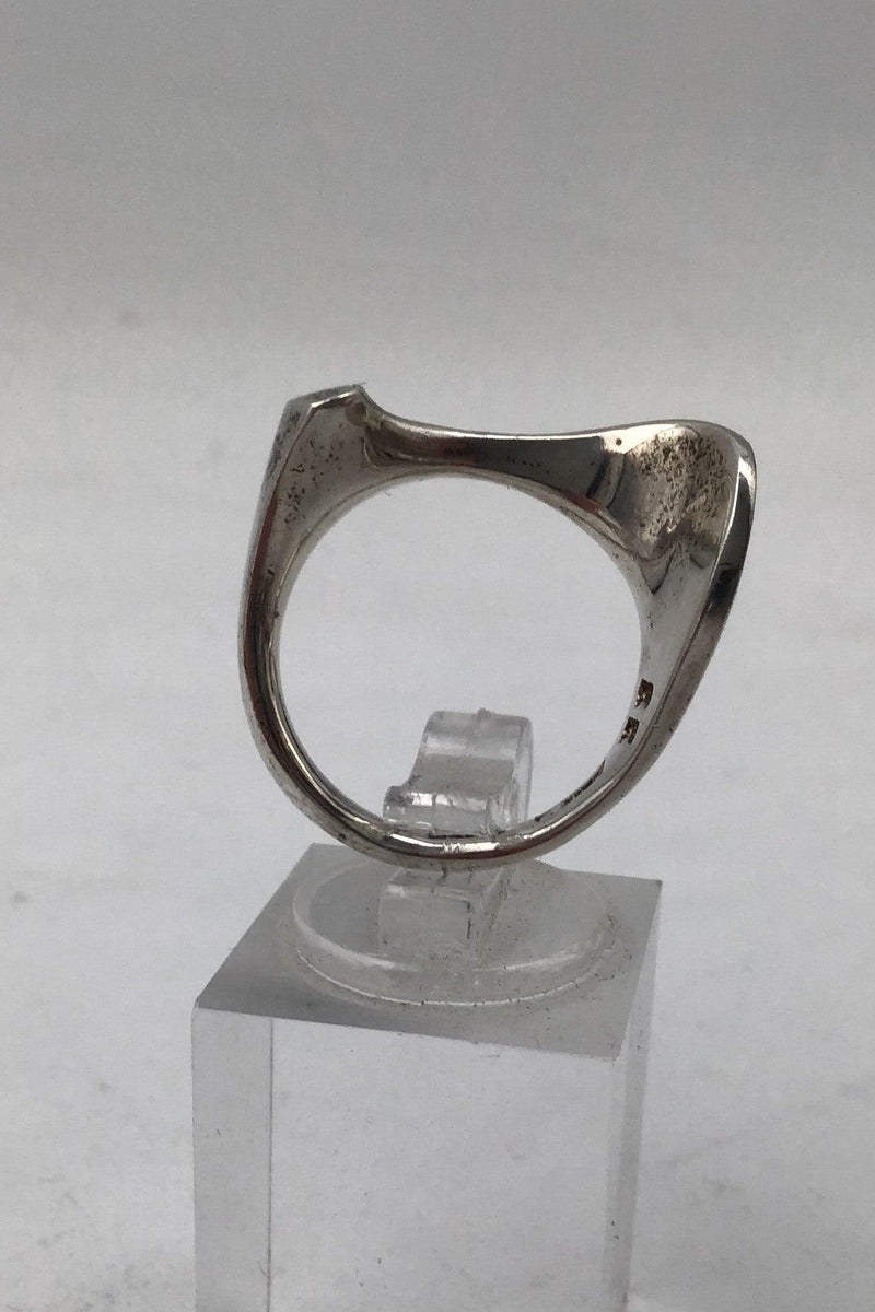 Frank Ahm Sterling Sølv Moderne Ring No. 77 - Danam Antik