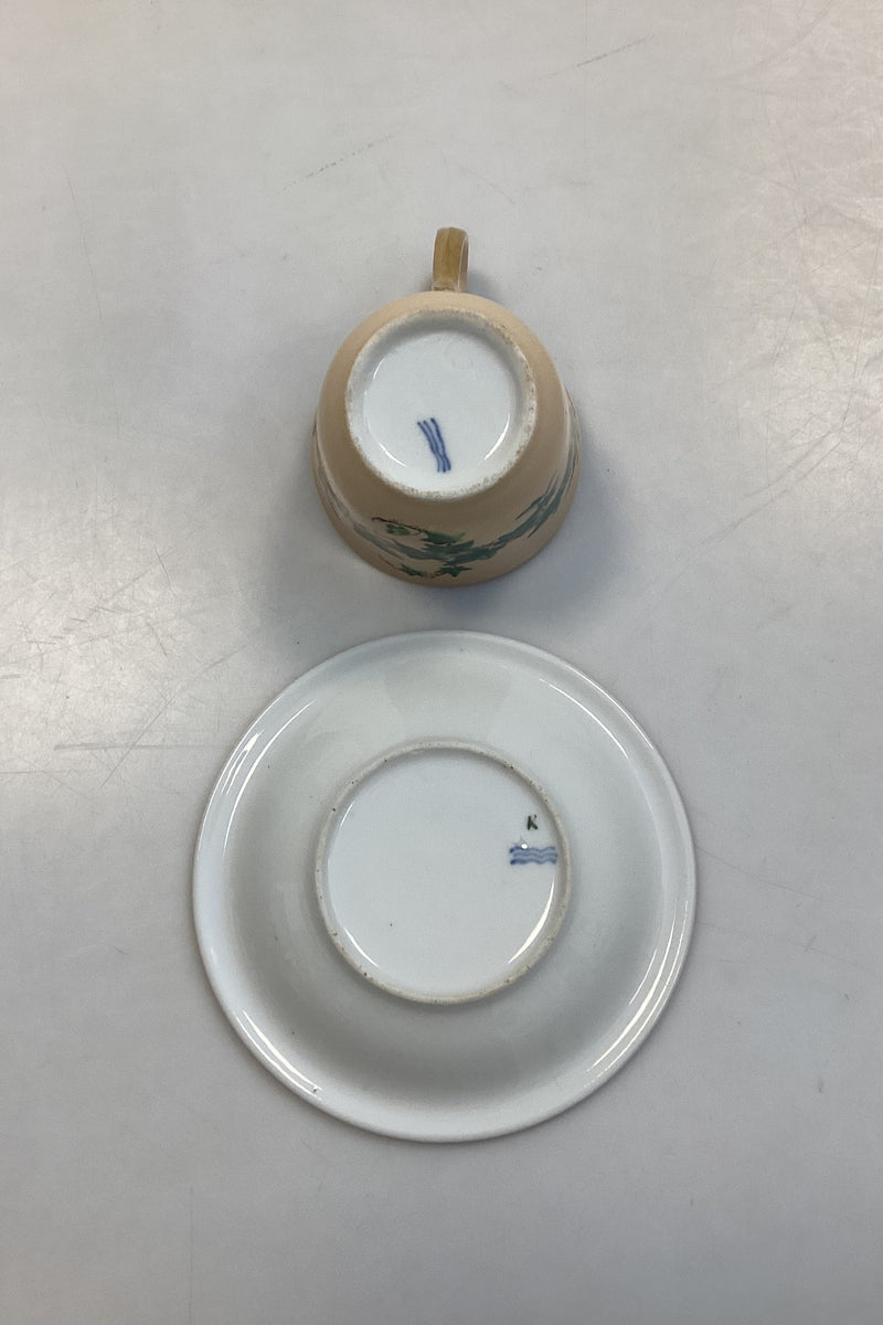 Antik Royal Copenhagen Efeu Kaffekop med høj Hank