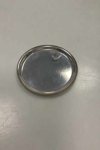 Evald Nielsen Sterling Sølv Glas Coaster