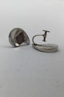 Anton Michelsen Sterling Sølv Øreringe Nanna Ditzel - Danam Antik