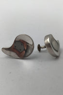 Anton Michelsen Sterling Sølv Øreringe Nanna Ditzel - Danam Antik