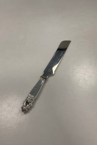 Georg Jensen Sterling Silver Acorn Bread Knife No. 197B