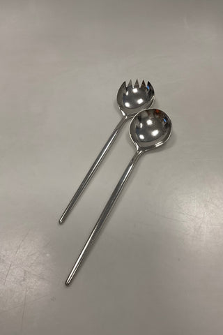 Tulip Anton Michelsen Sterling Sølv Salat Sæt