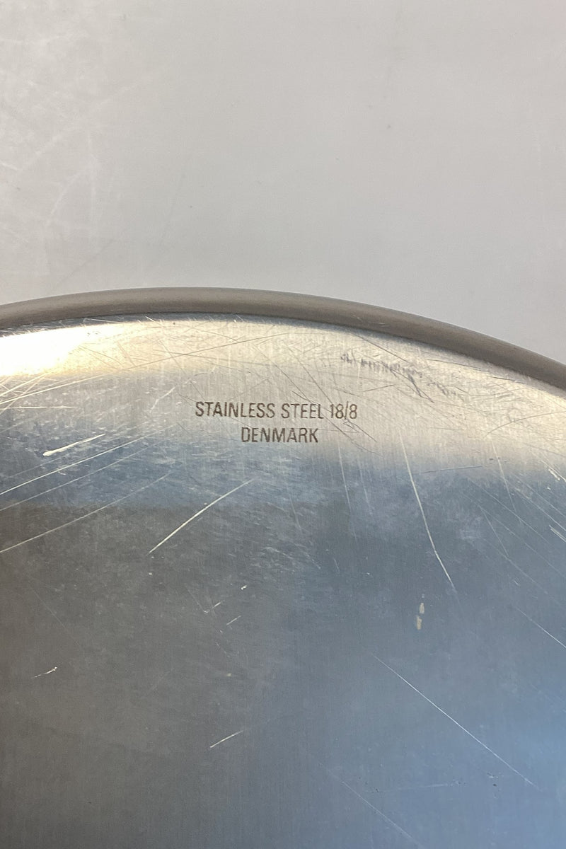 Stelton Rund Serveringsfad i rustfrit stål