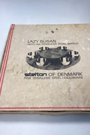 Stelton Lazy Susan fondue drejefad med 6 skåle af rustfrit stål