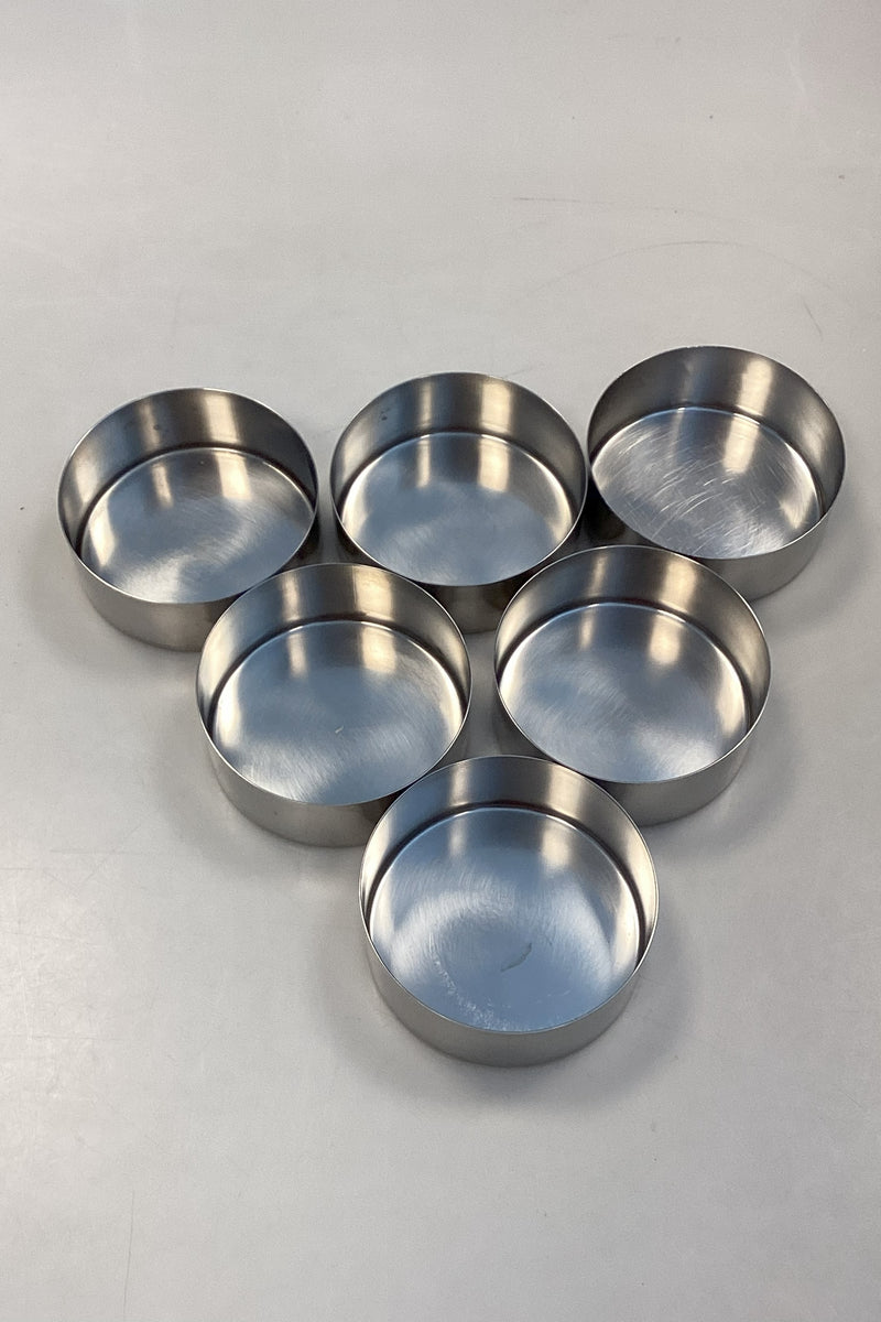 Stelton Lazy Susan fondue drejefad med 6 skåle af rustfrit stål