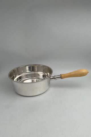 English Silver House Silver Saucepan / Casserole with Handle
