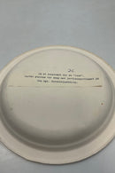 Royal Copenhagen Musselmalet Paptallerken fra 1976