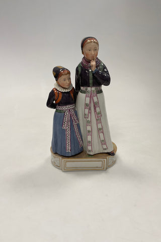 Royal Copenhagen Overglaze Figurine: Pieter and Trein—Dirch Jan's Boys' and Girls' Outfits, No. 12105