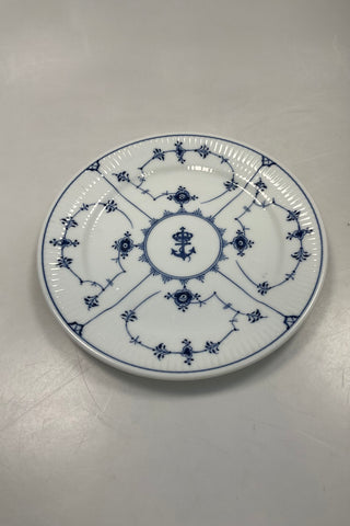 Royal Copenhagen Musselmalet Riflet  Hotel Søværnet Spisetallerken No. 328  Måler 25 cm / 9.84 inch