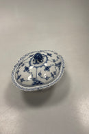 Royal Copenhagen Musselmalet Helblonde Skål med låg No. 1100
