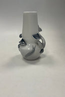 Royal Copenhagen Art Nouveau Vase med Snegl og Svampe No. 302/192