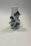 Royal Copenhagen Art Nouveau Vase med Snegl og Svampe No. 302/192