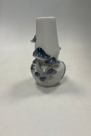 Royal Copenhagen Art Nouveau Vase med Snegl og Svampe No. 302/192