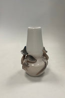 Royal Copenhagen Art Nouveau Vase med Snegl og Svampe No. 302/192