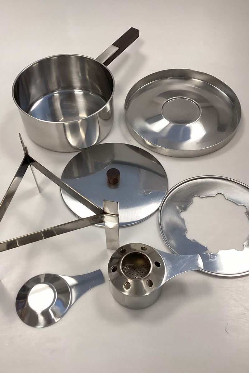 Stelton Peter Holmblad fondue grydesæt i rustfrit stål
