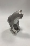 Bing og Grøndahl Figur af Stor Kat No. 1686