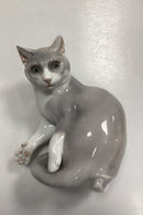 Bing og Grøndahl Figur af Stor Kat No. 1686