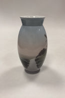 Bing og Grøndahl Vase med Møllemotiv No. 420/8682