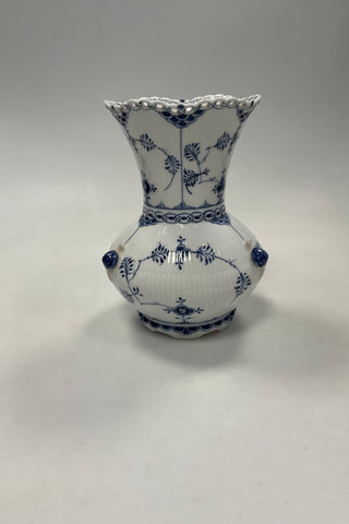 Royal Copenhagen Musselmalet Helblonde Vase med snegle No 1197